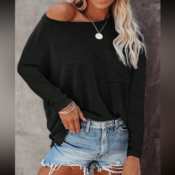 Plus size long sleeve comfy casual top - Picture 9 of 16